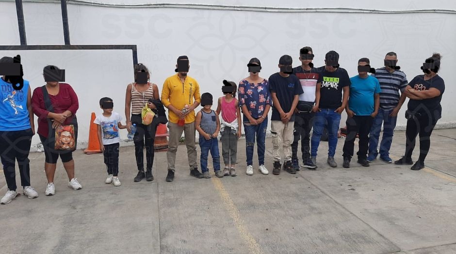 Rescata la Secretaría de Seguridad Ciudadana a 14 migrantes, en Ixtenco